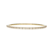 EXTENSIBLE 18K Yellow Gold Diamond Stretch Tennis Bracelet